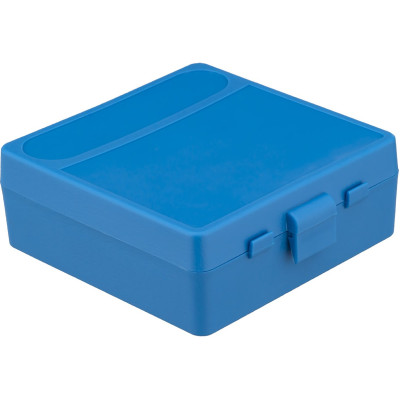 Кейс SHOTTIME BX-905 для 100 патронов 9mm Luger/10x28 полипропилен, синий